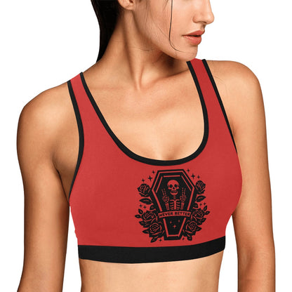 Never Better Skeleton Sports Bra