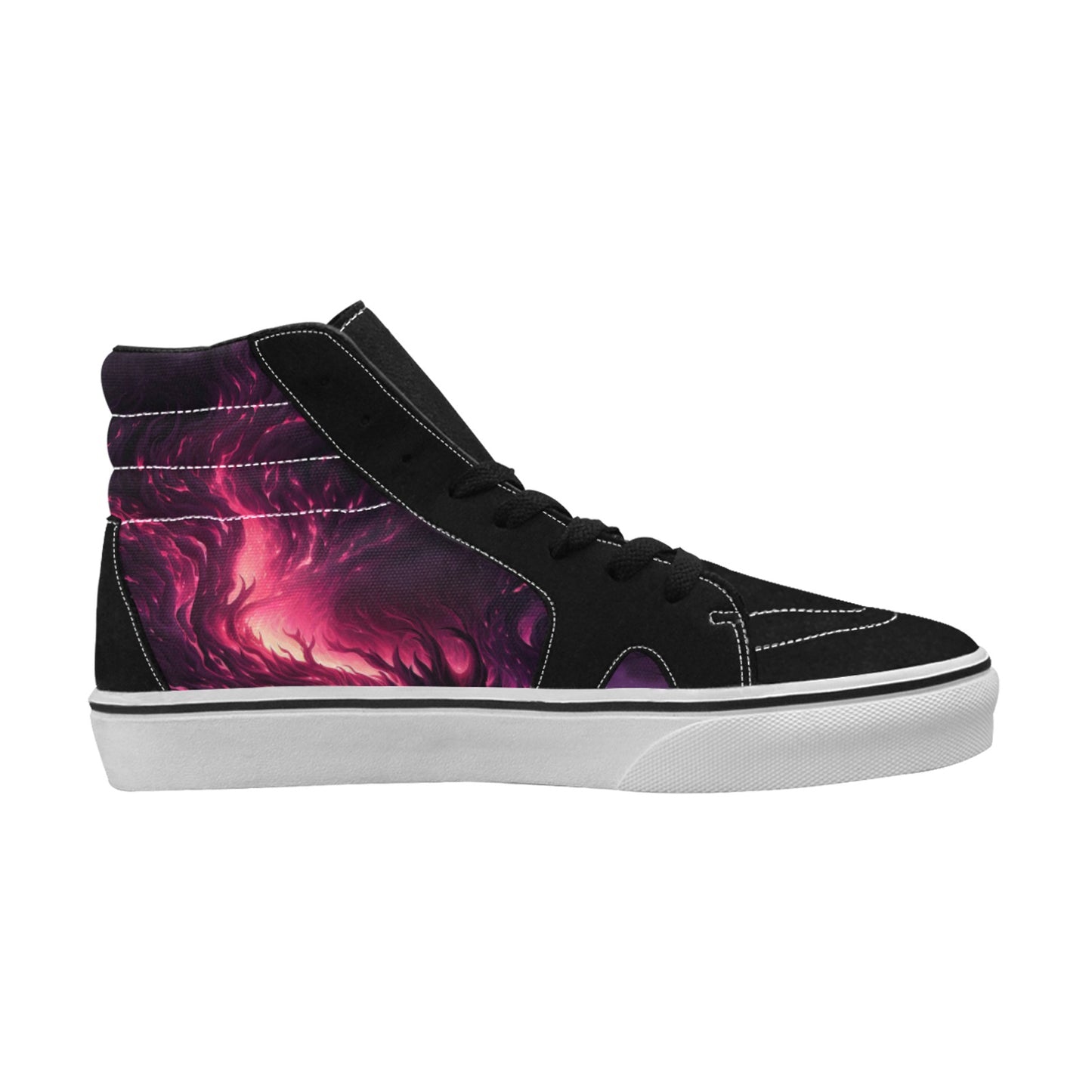 Pink Nightmares High Top Canvas Shoes