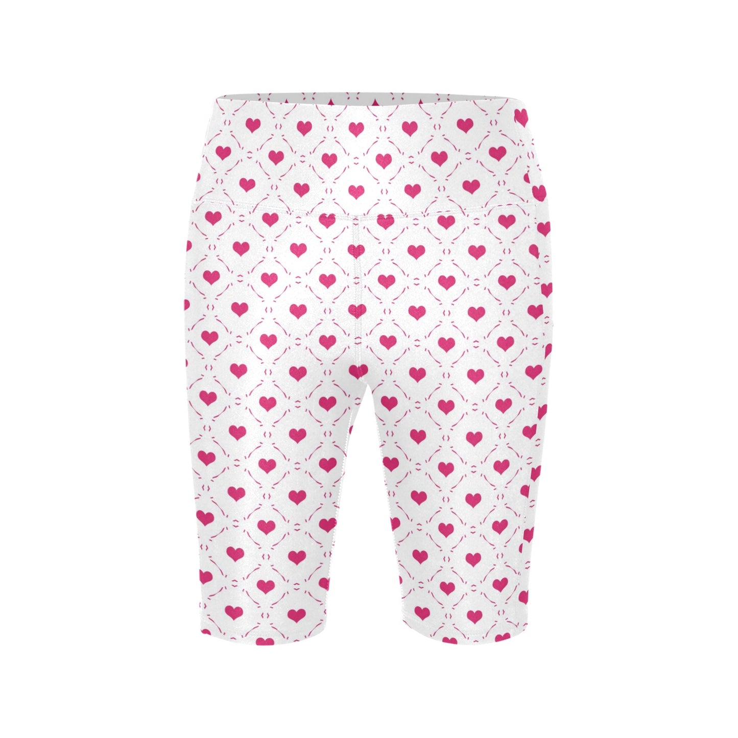 Pink Hearts Workout Half Tights