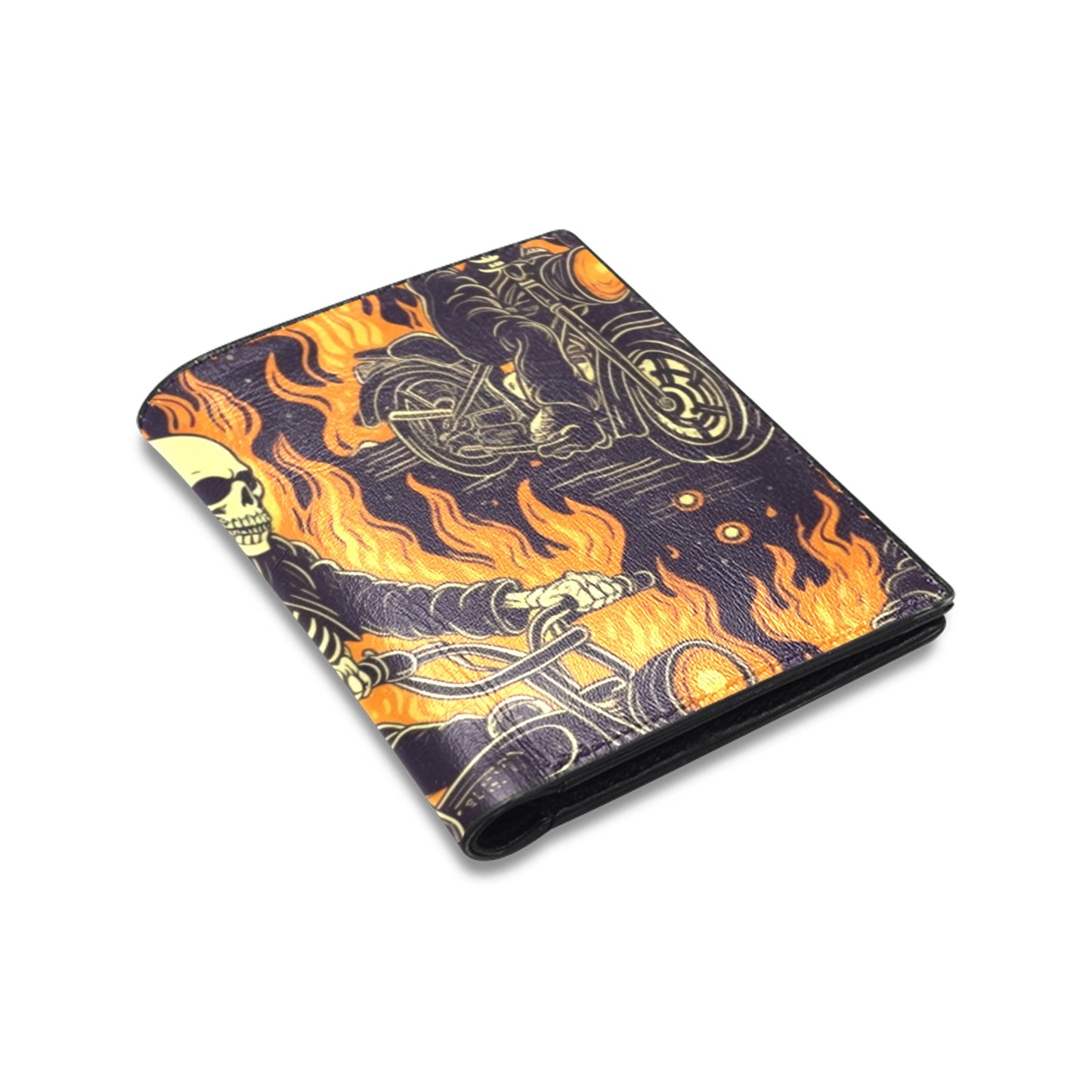 Hell Rider Skeleton Leather Wallet