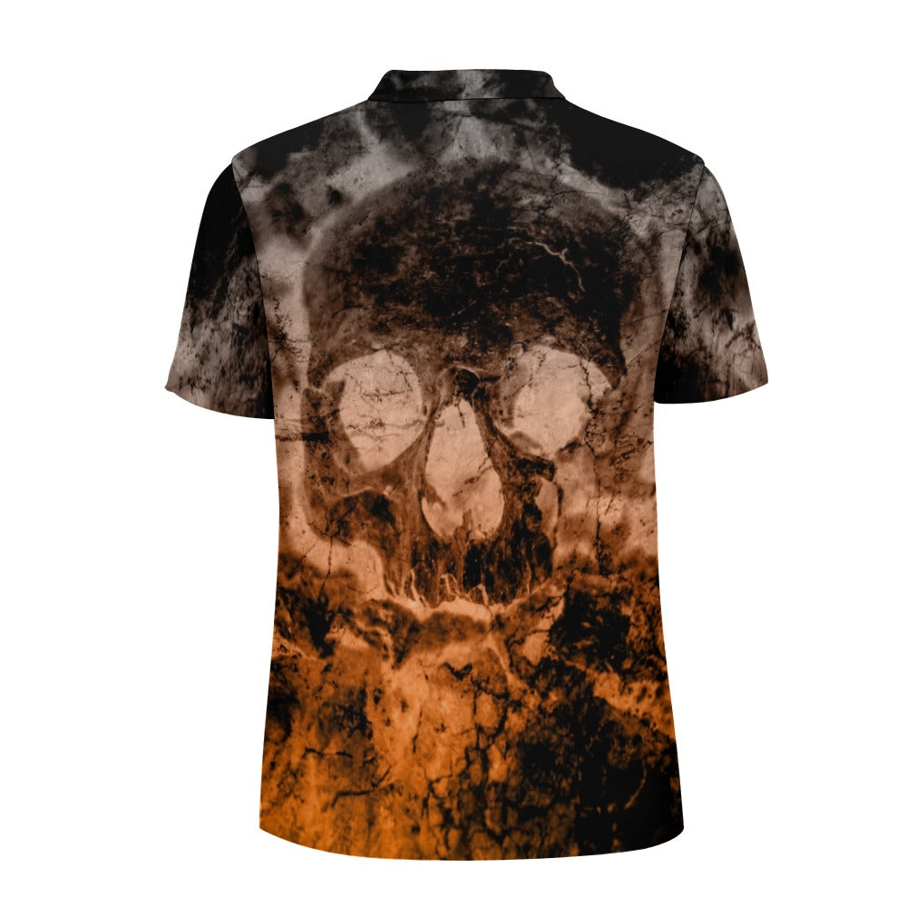 Smokey Skull Polo Shirt