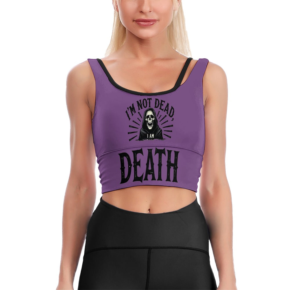 I'm Not Dead I am Death Yoga Vest