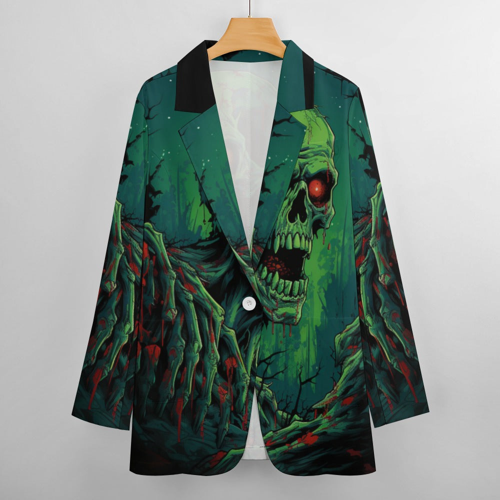 Rising Skeleton Zombies Casual Suit Jacket