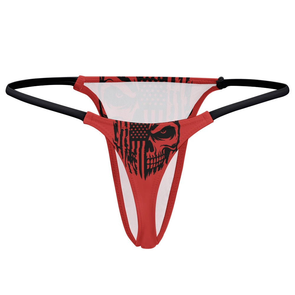 American Skull Thin Thong