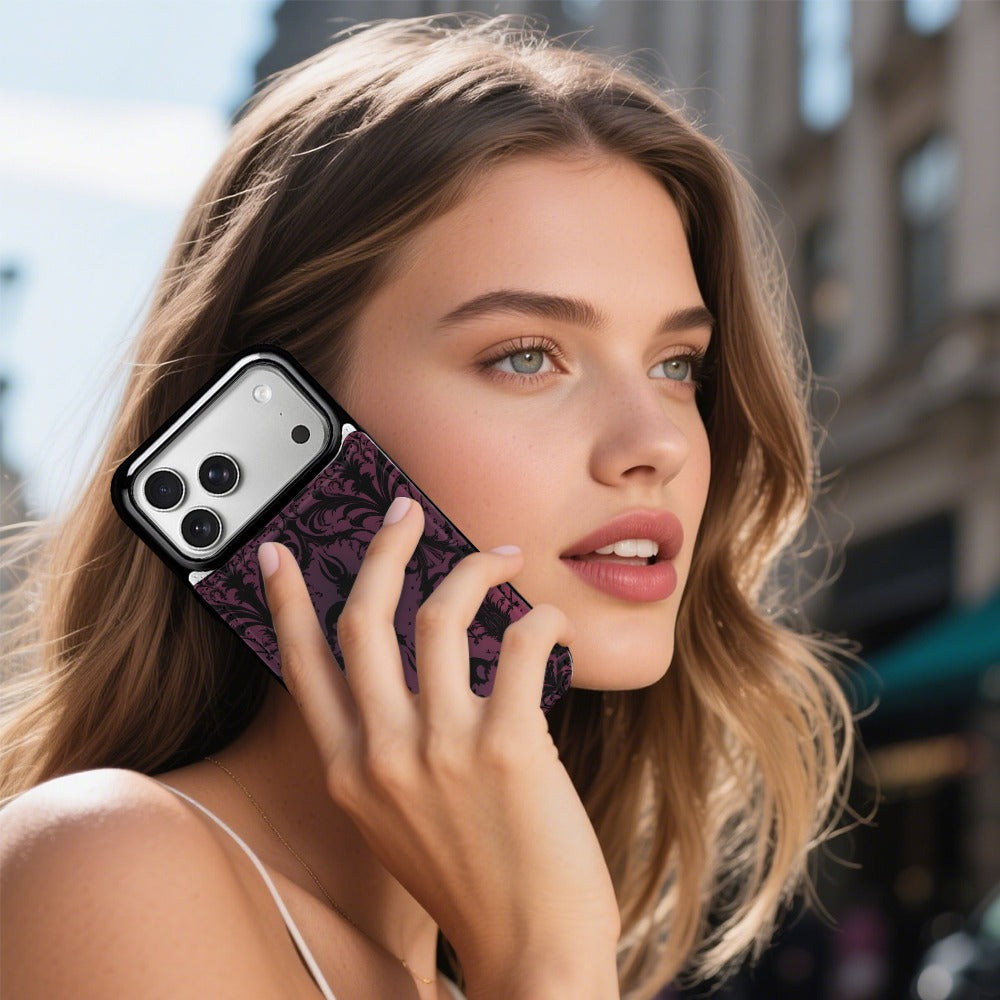 Gothic Purple Design Apple iPhone 17 Series TPU Phone Case