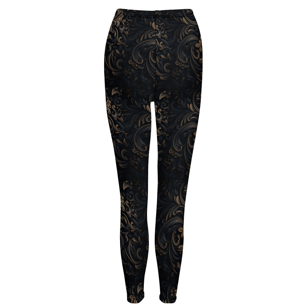 Gothic Floral Leggings