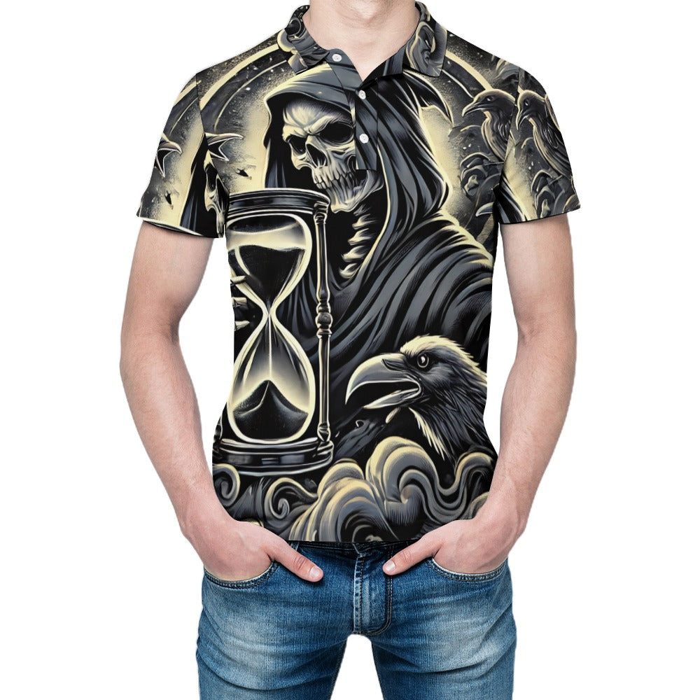 The Reaper's Hourglass Polo Shirt