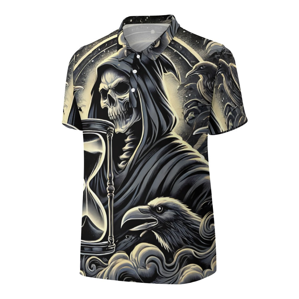 The Reaper's Hourglass Polo Shirt