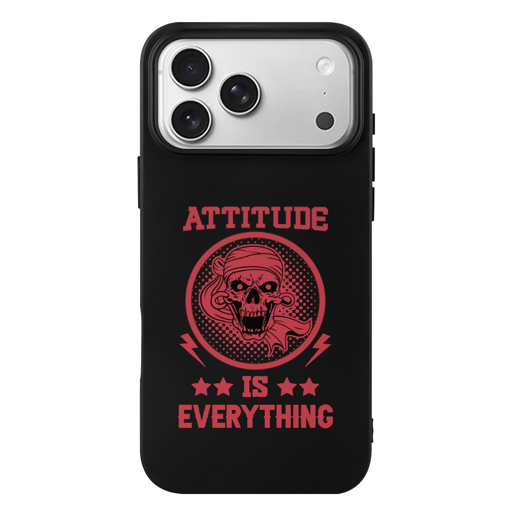 Attitude Is Everything Skull Apple iPhone 17 Series TPU Phone Case