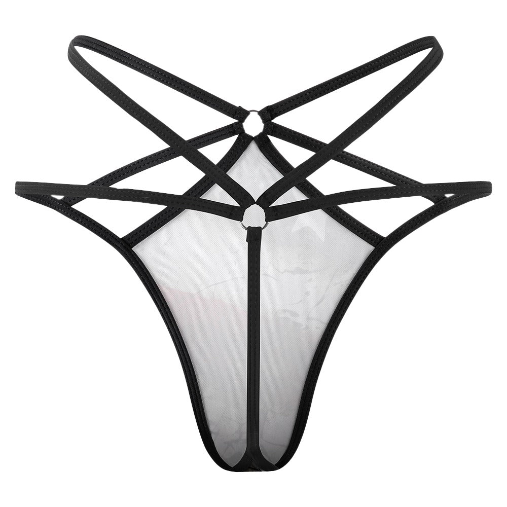 Grunge Style USA Colors T-back Thong