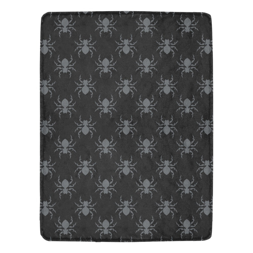 Gothic Spiders Ultra-Soft Micro Fleece Blanket (60" X 80")