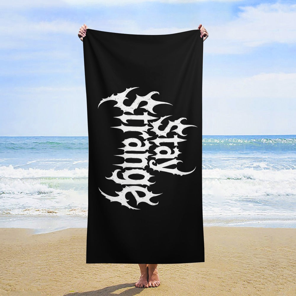 Stay Strange beach towel 160x80cm