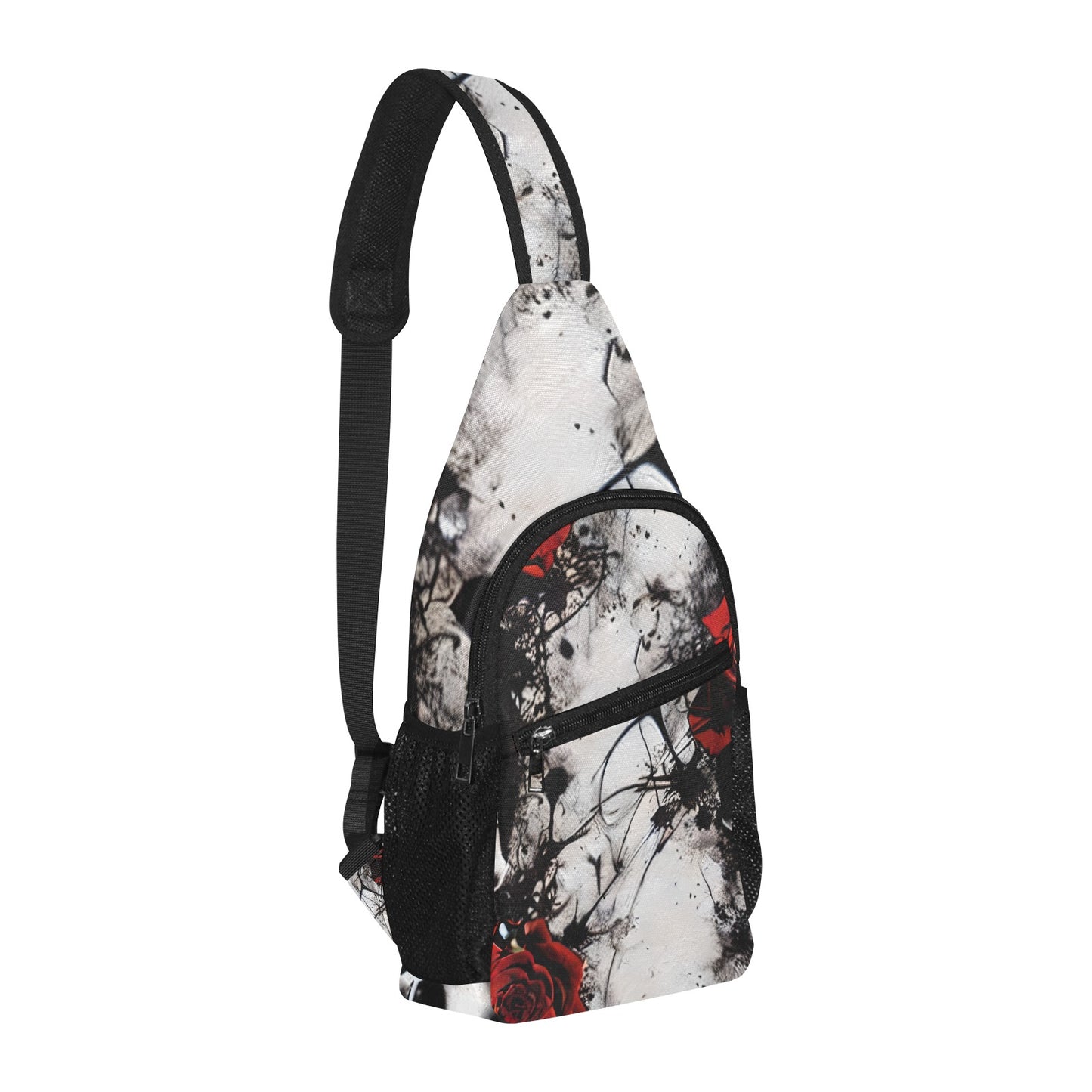 Gothic Paint Splatter Chest Bag