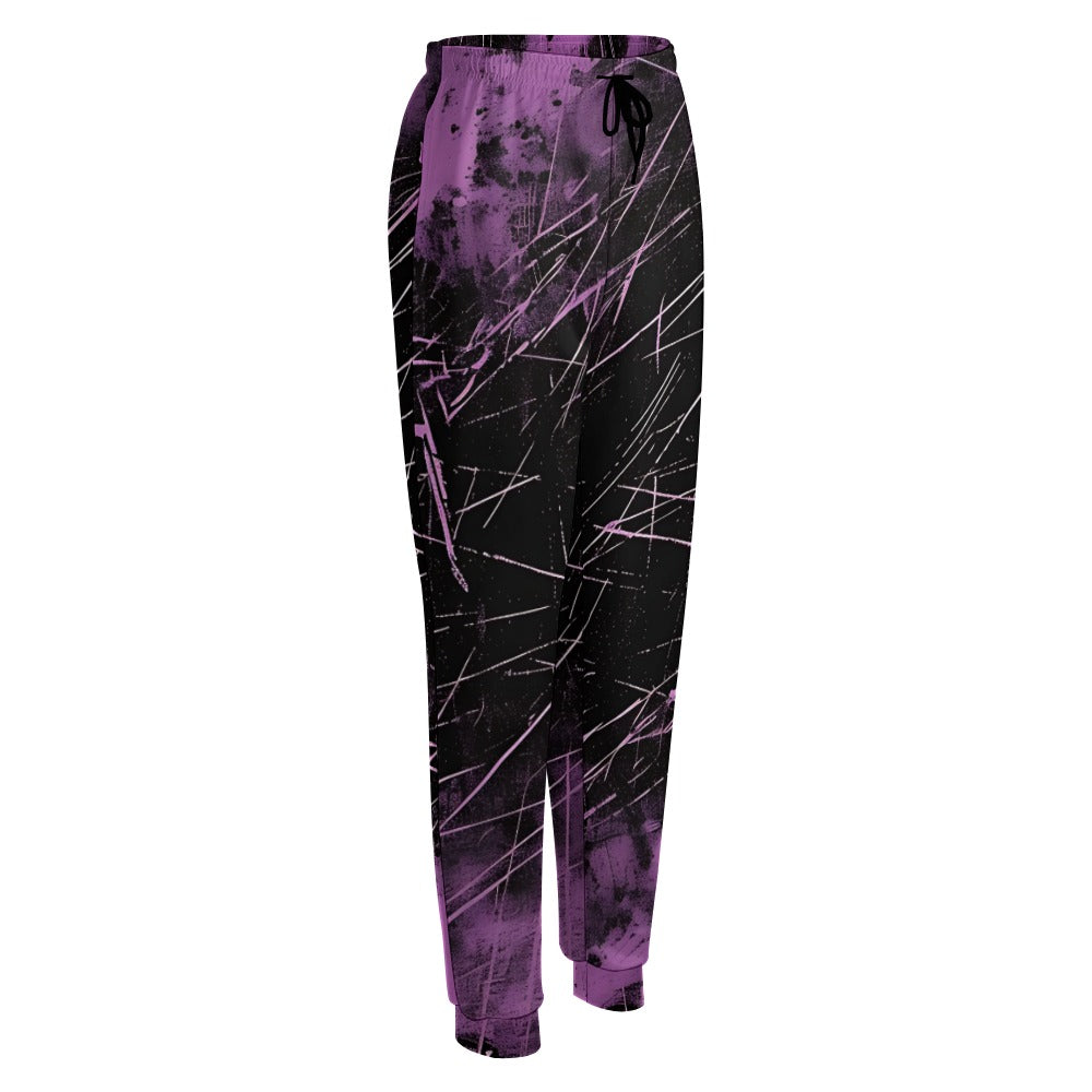 Purple And Black Sweatpants