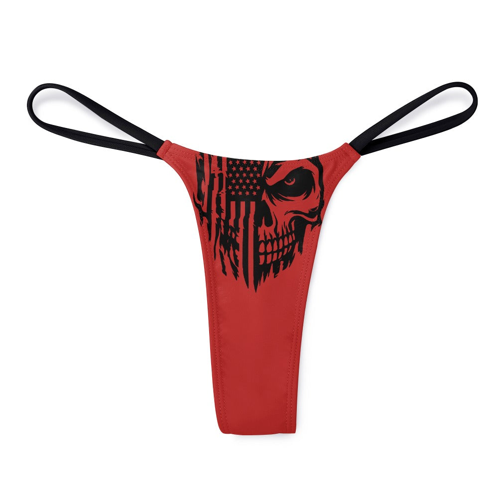 American Skull Thin Thong