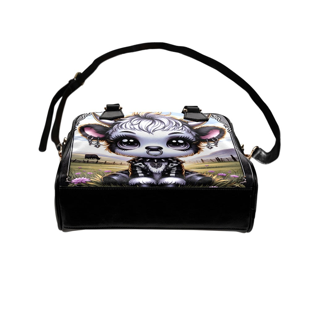 Gothic Cow Shoulder Handbag