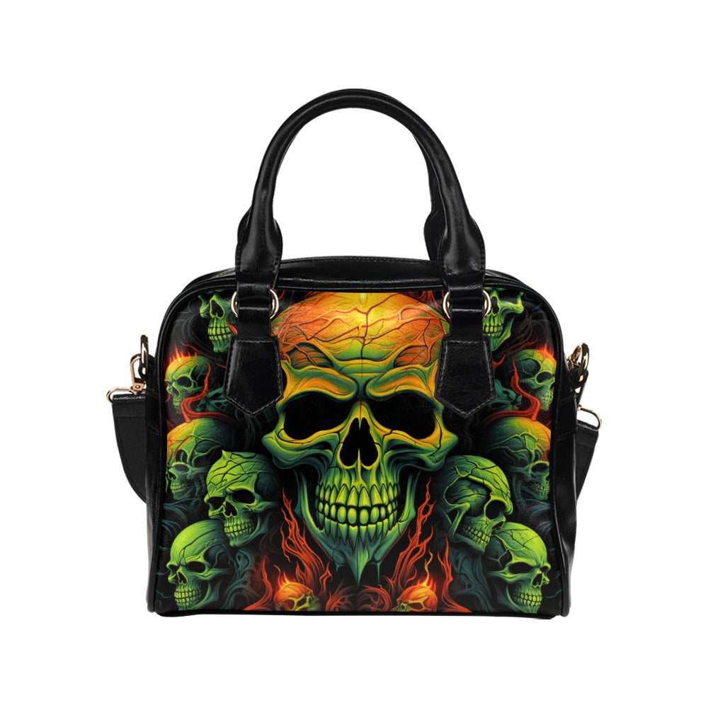 Poisonous Skull Shoulder Handbag
