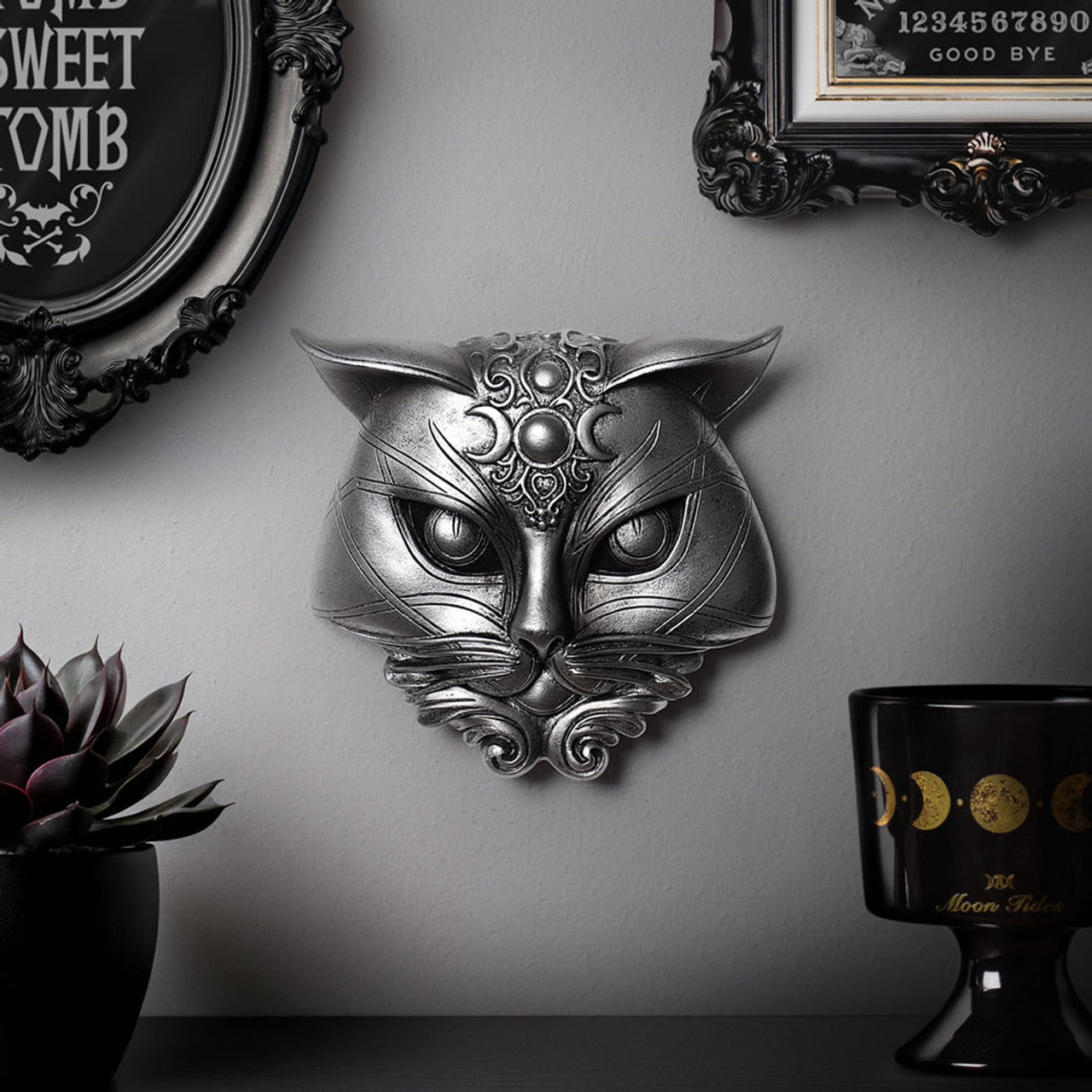 Egyptian Black Cat Statue