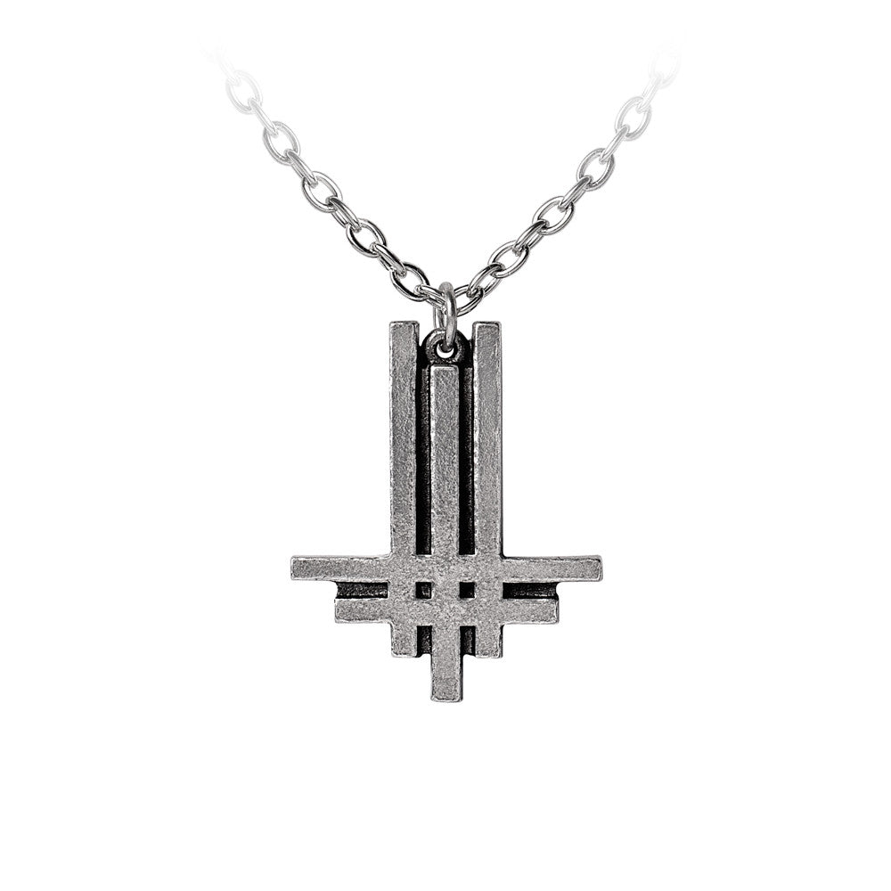 Inverted Triple Truimviratus Cross Pendant