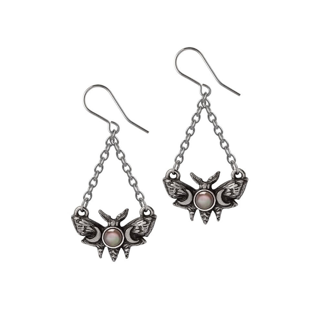 Moon Moth Earrings