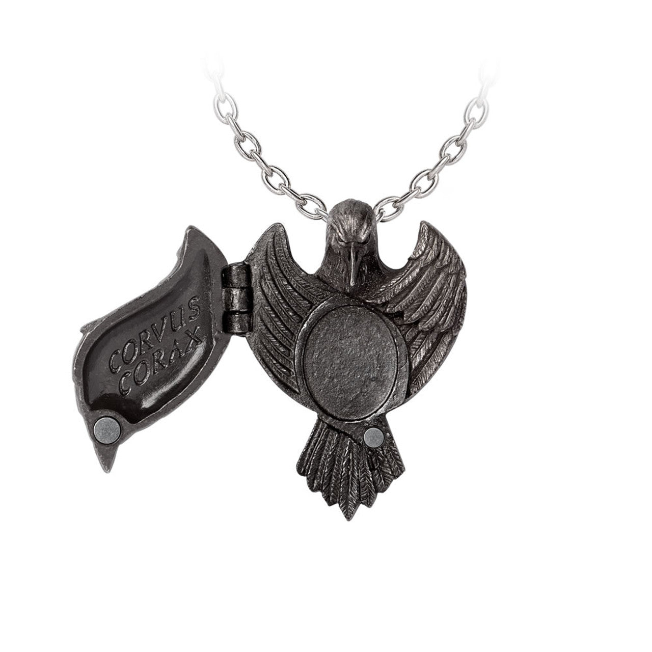 Raven Locket Necklace