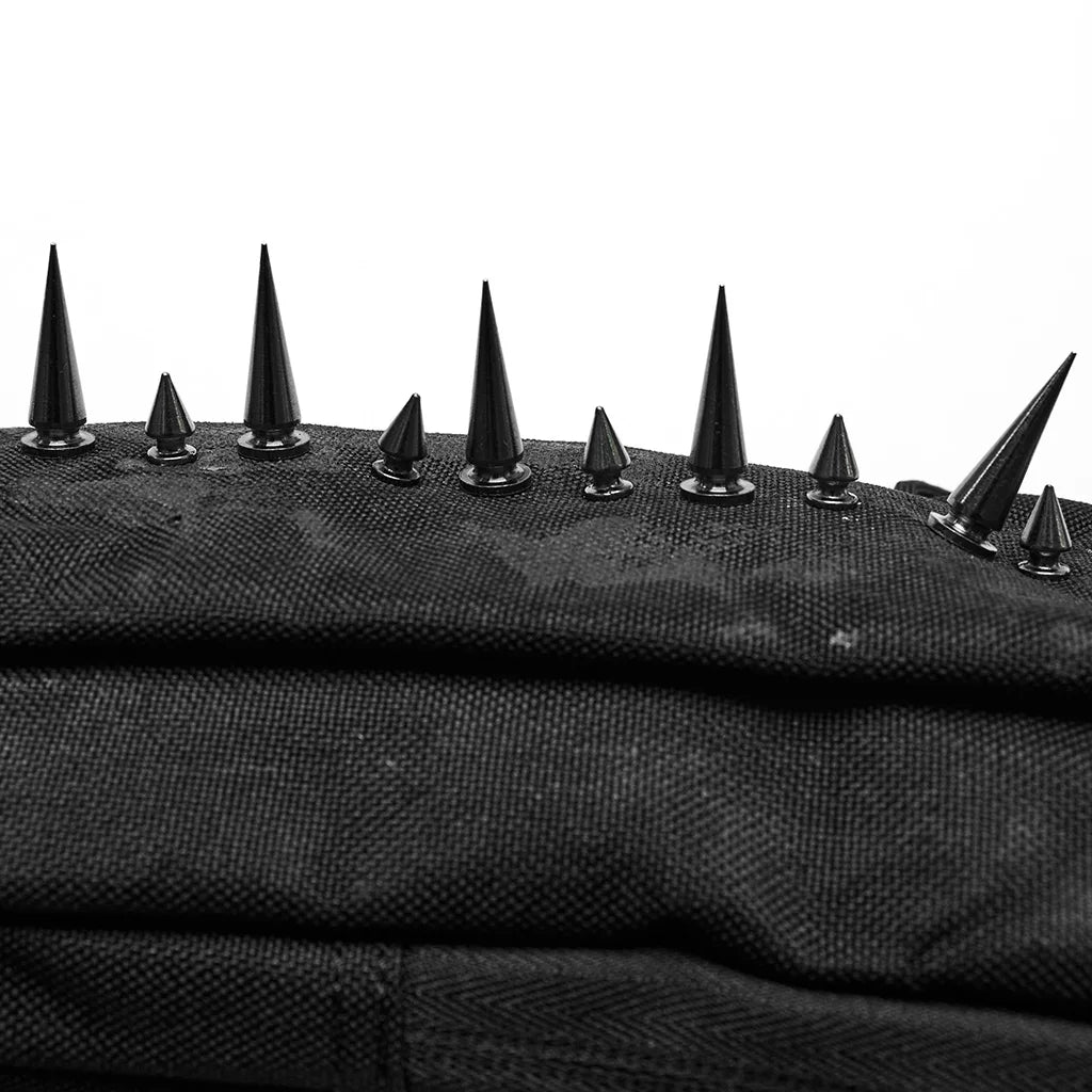 Punk One Shoulder Spiked Cross Body Bag