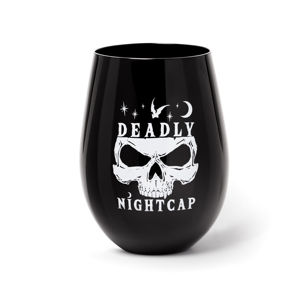 Skull Deadly Nightcap Drinking Glass
