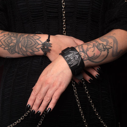 Sleep Token Leather Wrist Strap