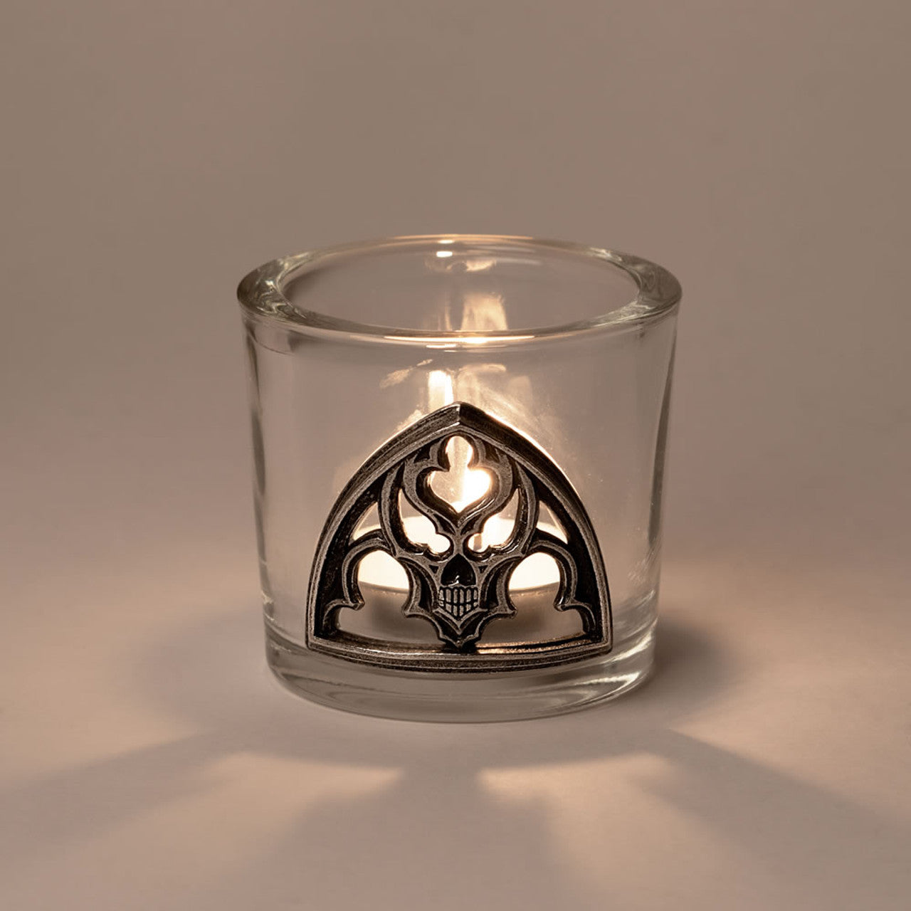 Tormented Spirits Glass Candle Holder