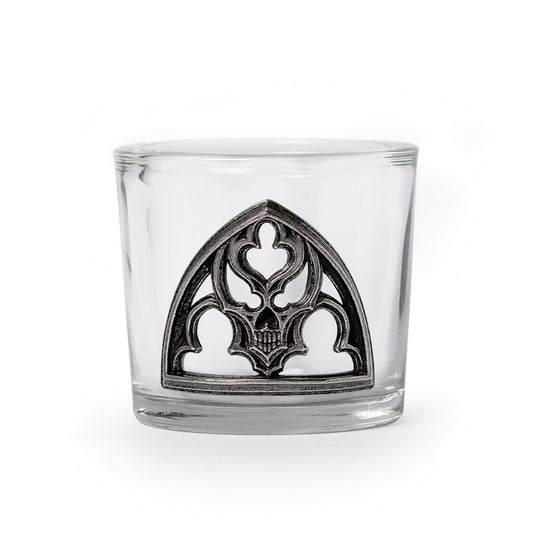 Tormented Spirits Glass Candle Holder