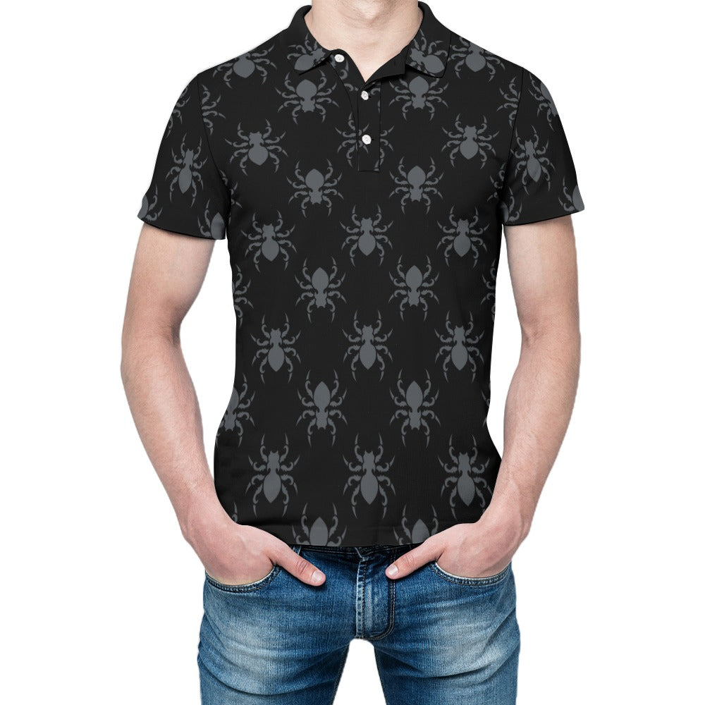 Gothic Spiders Polo Shirt