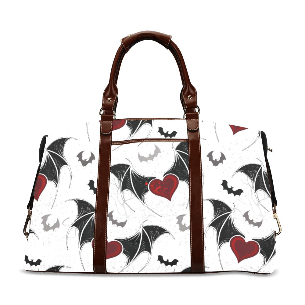 Bats And Hearts Flight Bag