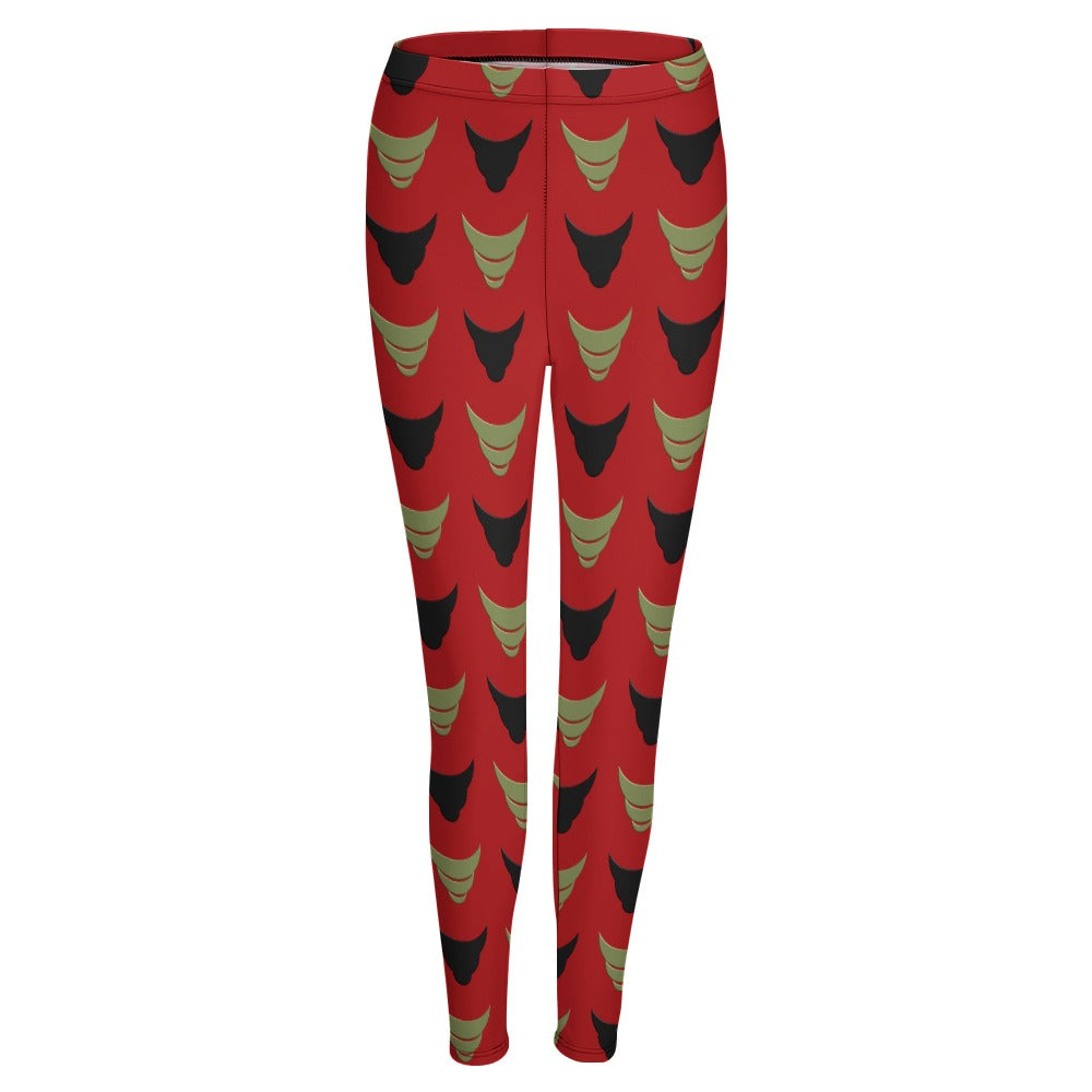 Cones On Red Leggings