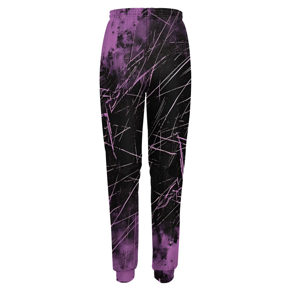 Purple And Black Sweatpants