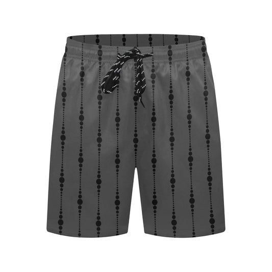 Grey And Black Beach Shorts