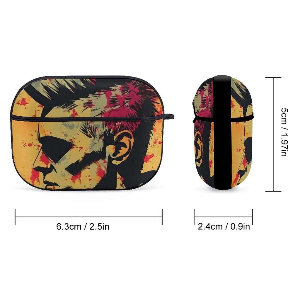 Punk  Rocker Distressed Style Apple AirPods Pro Headphone Cover