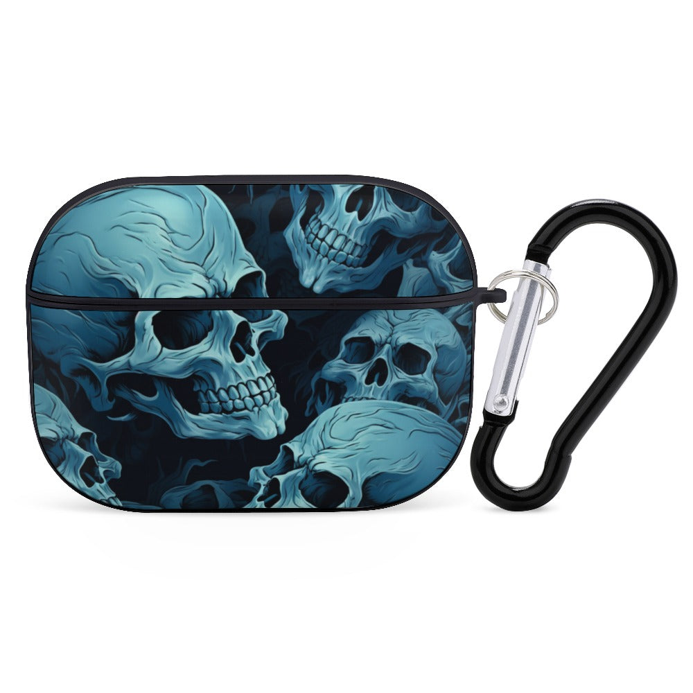 Blue Skull Apple AirPods Pro Headphone Cover