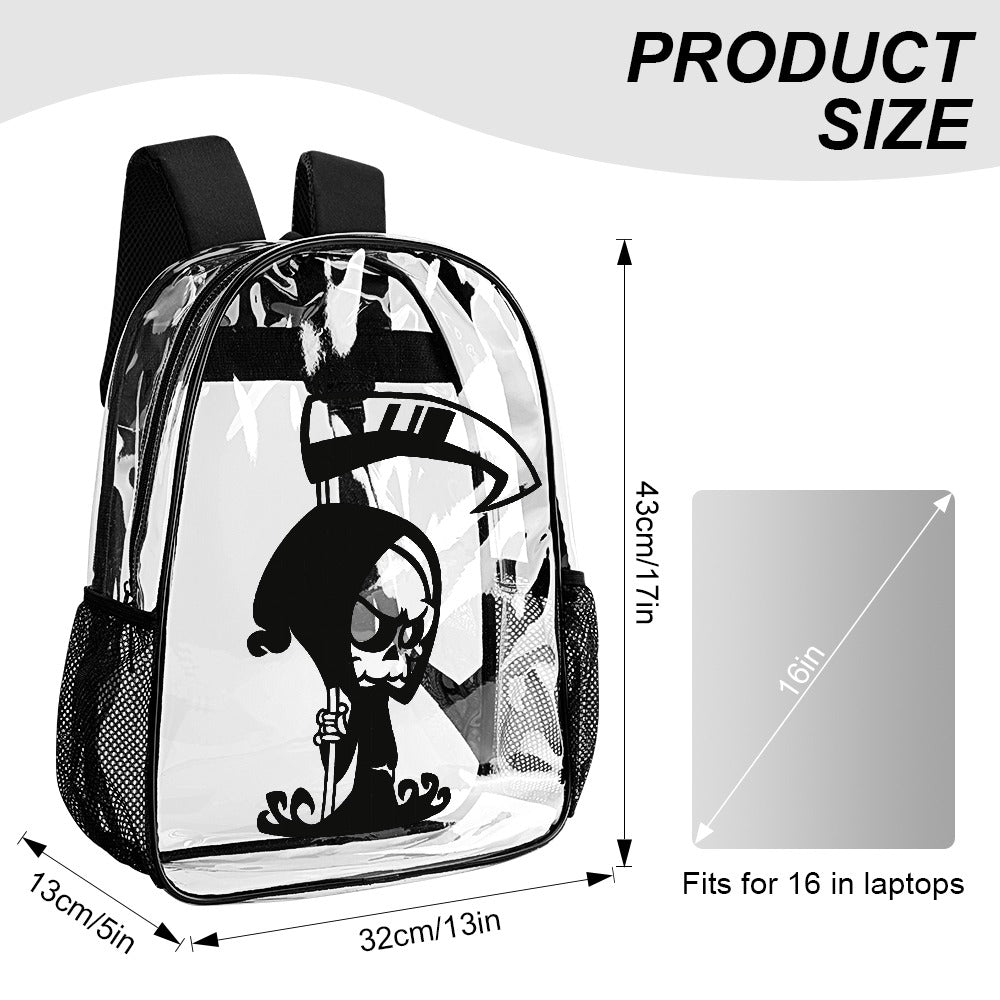 Little Reaper Transparent Backpack