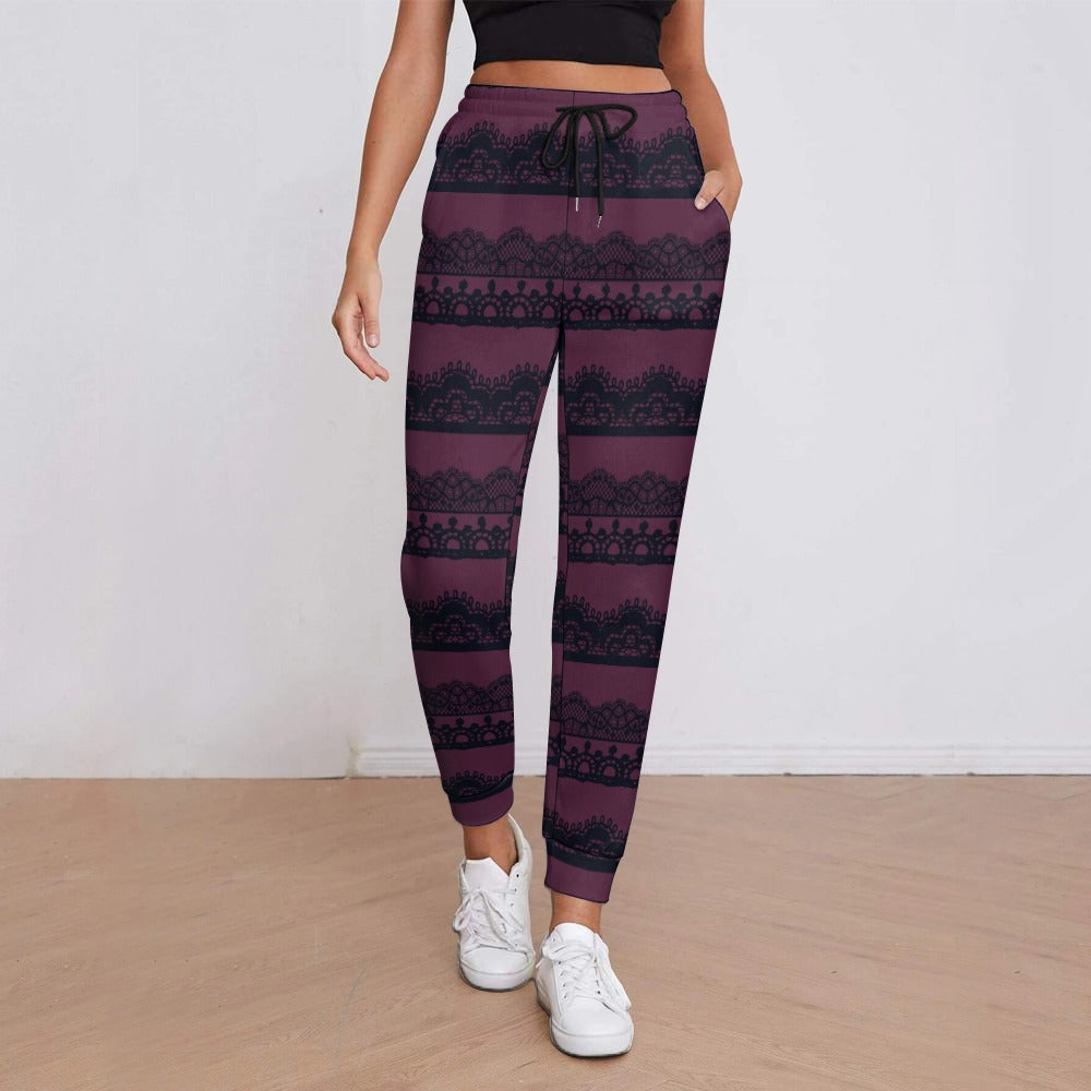 Stylized Purple Sweatpants