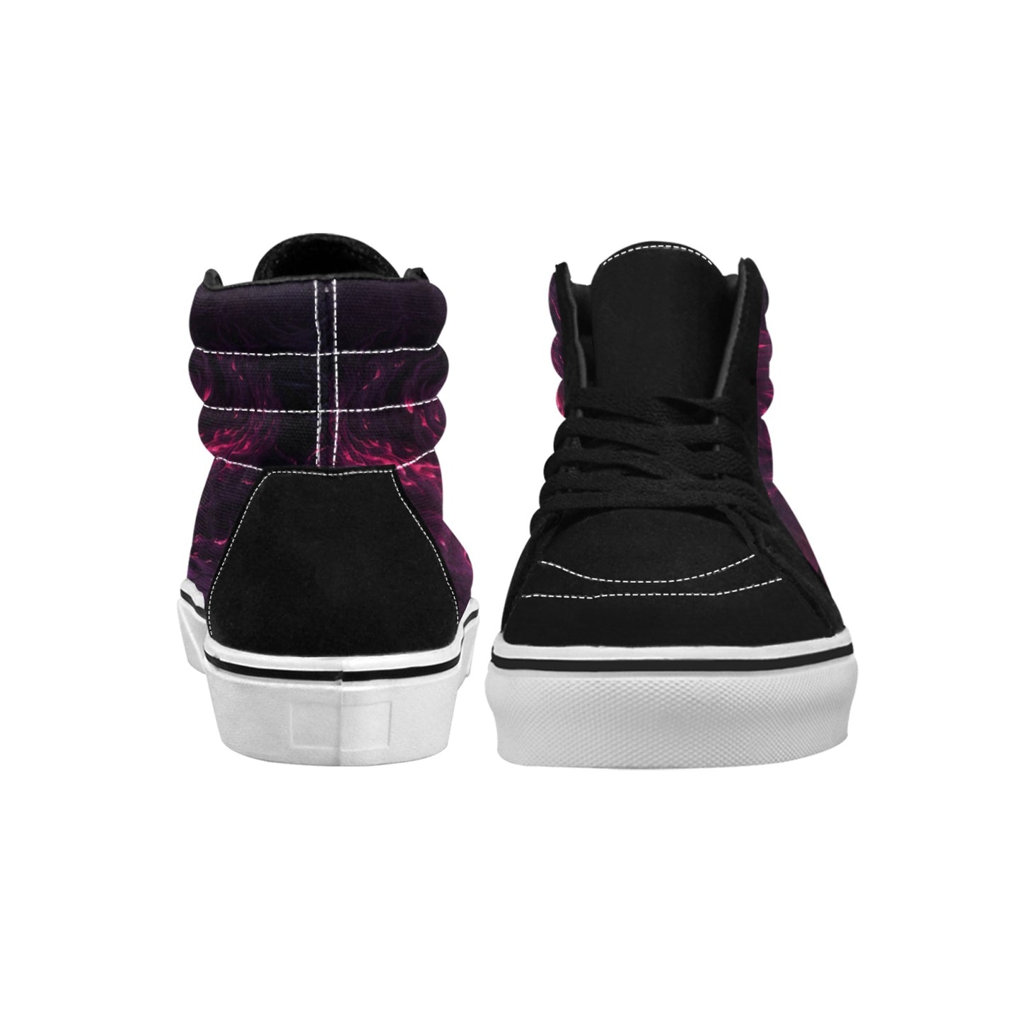 Pink Nightmares High Top Canvas Shoes