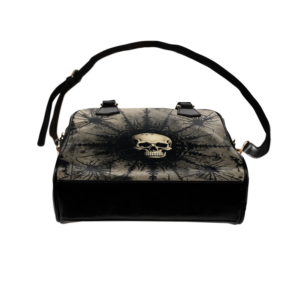 Skull And Goth Design Shoulder Handbag