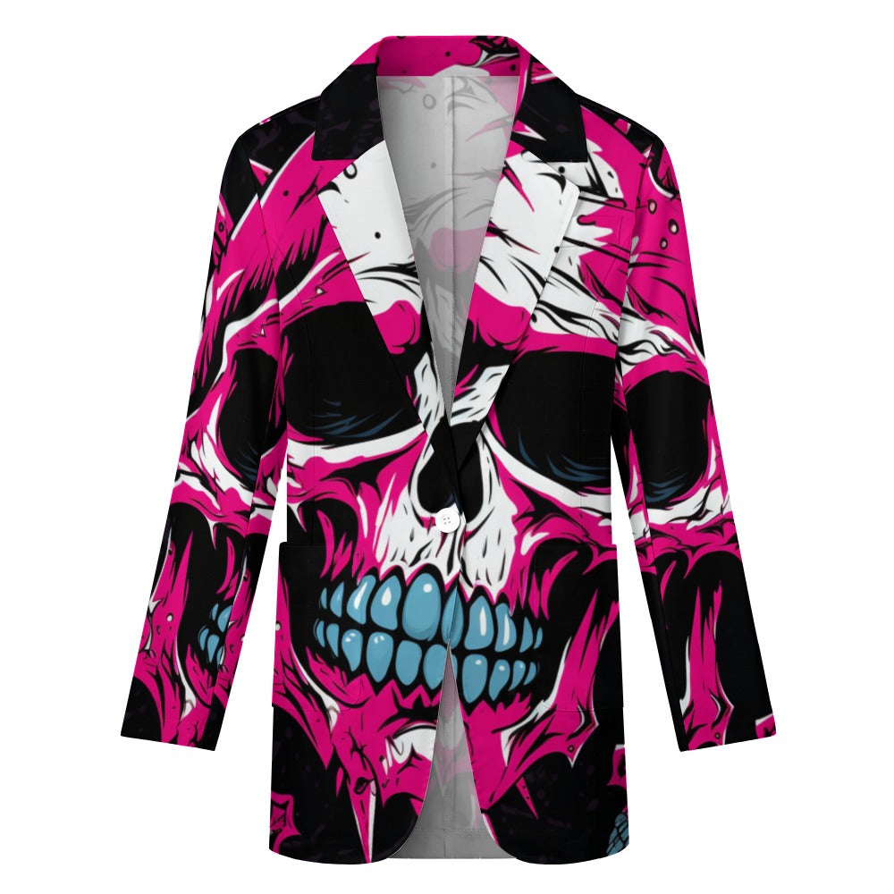 Punk Skull Casual Suit Jacket
