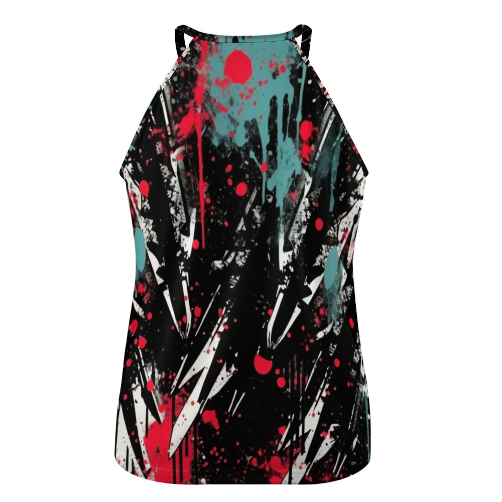 Chaotic Mess Crew Neck Vest