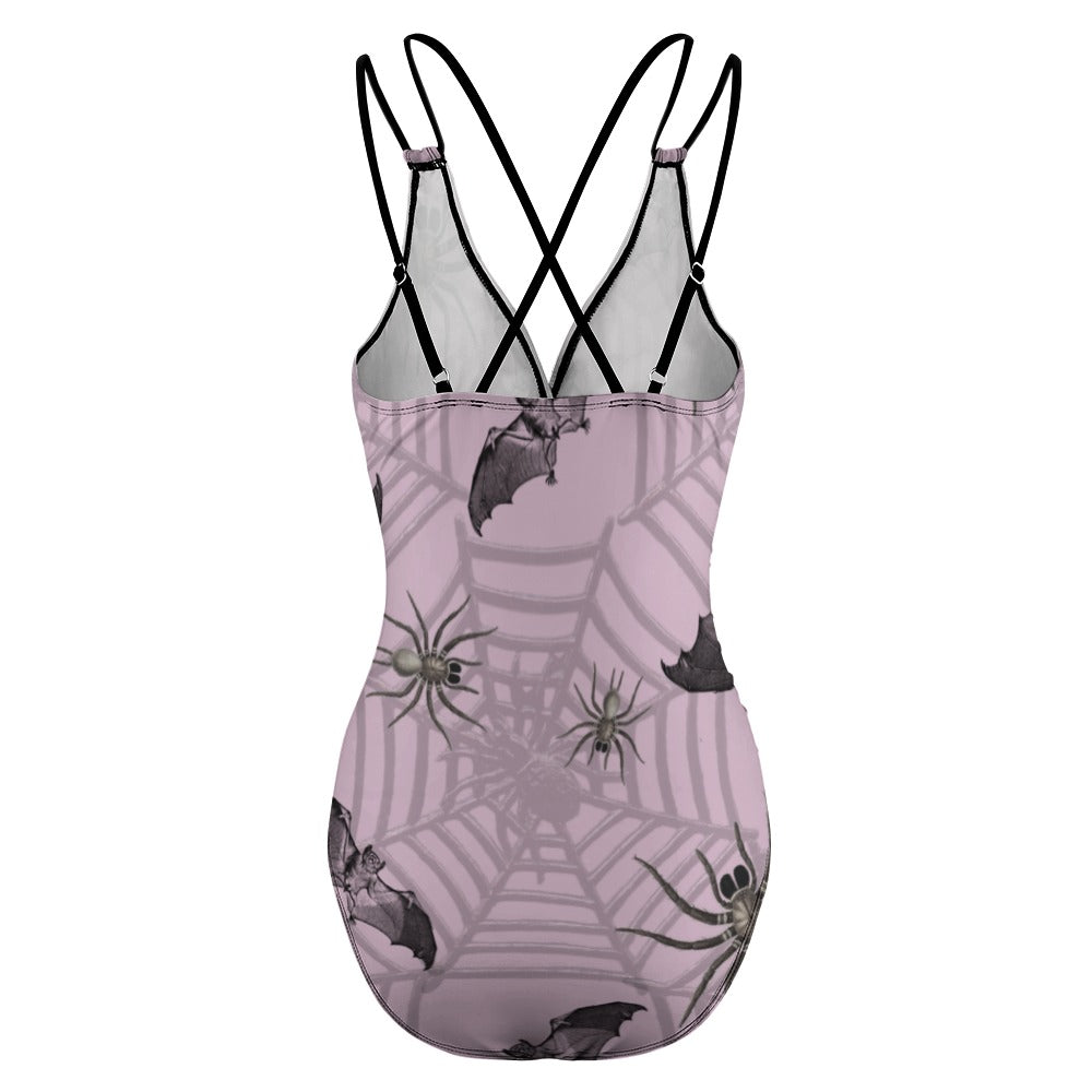 Spiders And Bats One-piece Swimsuit