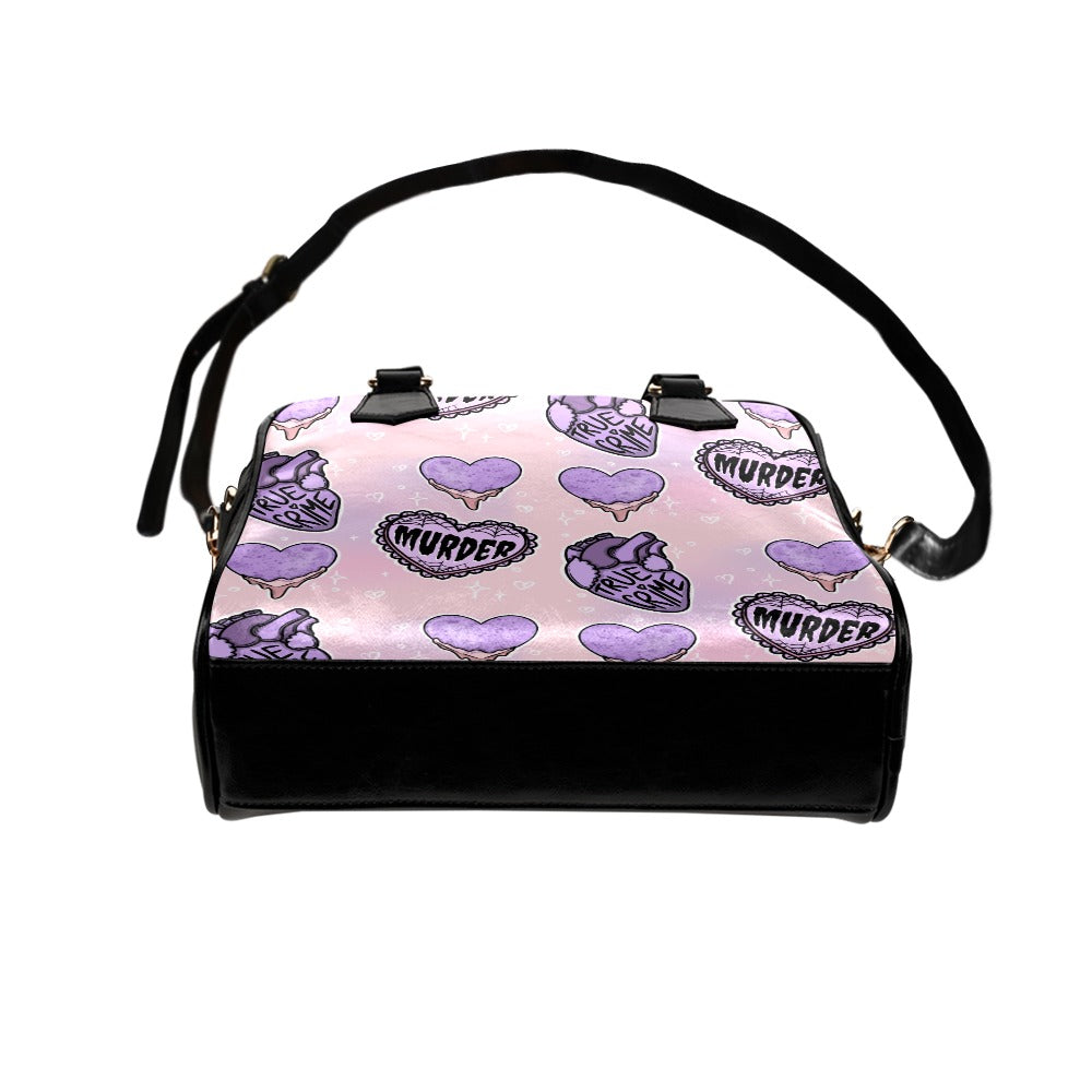 Gothic Candy Hearts Shoulder Handbag