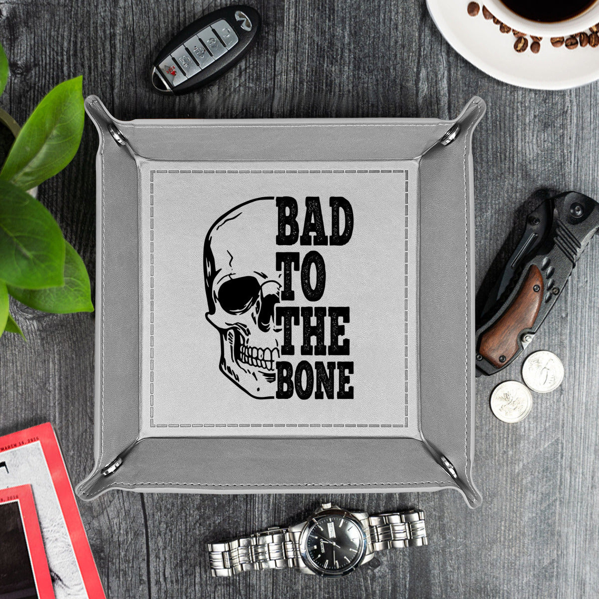 Bad To The Bone Jewelry Tray