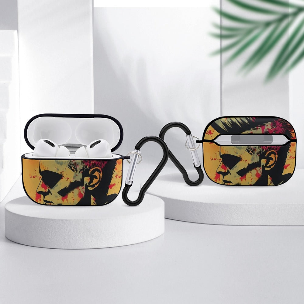 Punk  Rocker Distressed Style Apple AirPods Pro Headphone Cover