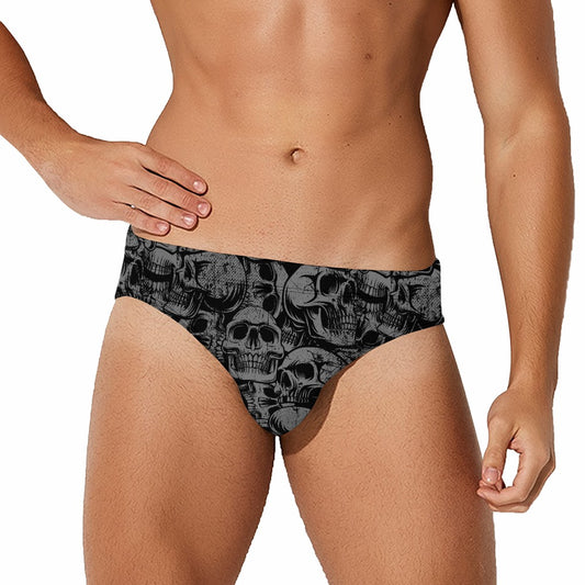 Silver Skulls Men's Swimming Trunks