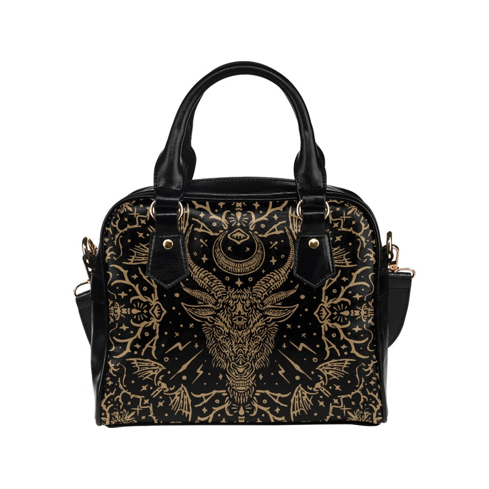 Baphomet Shoulder Handbag