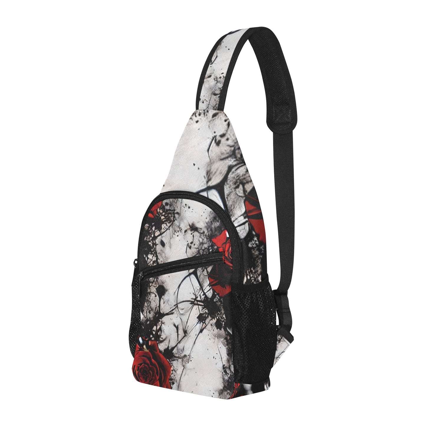 Gothic Paint Splatter Chest Bag